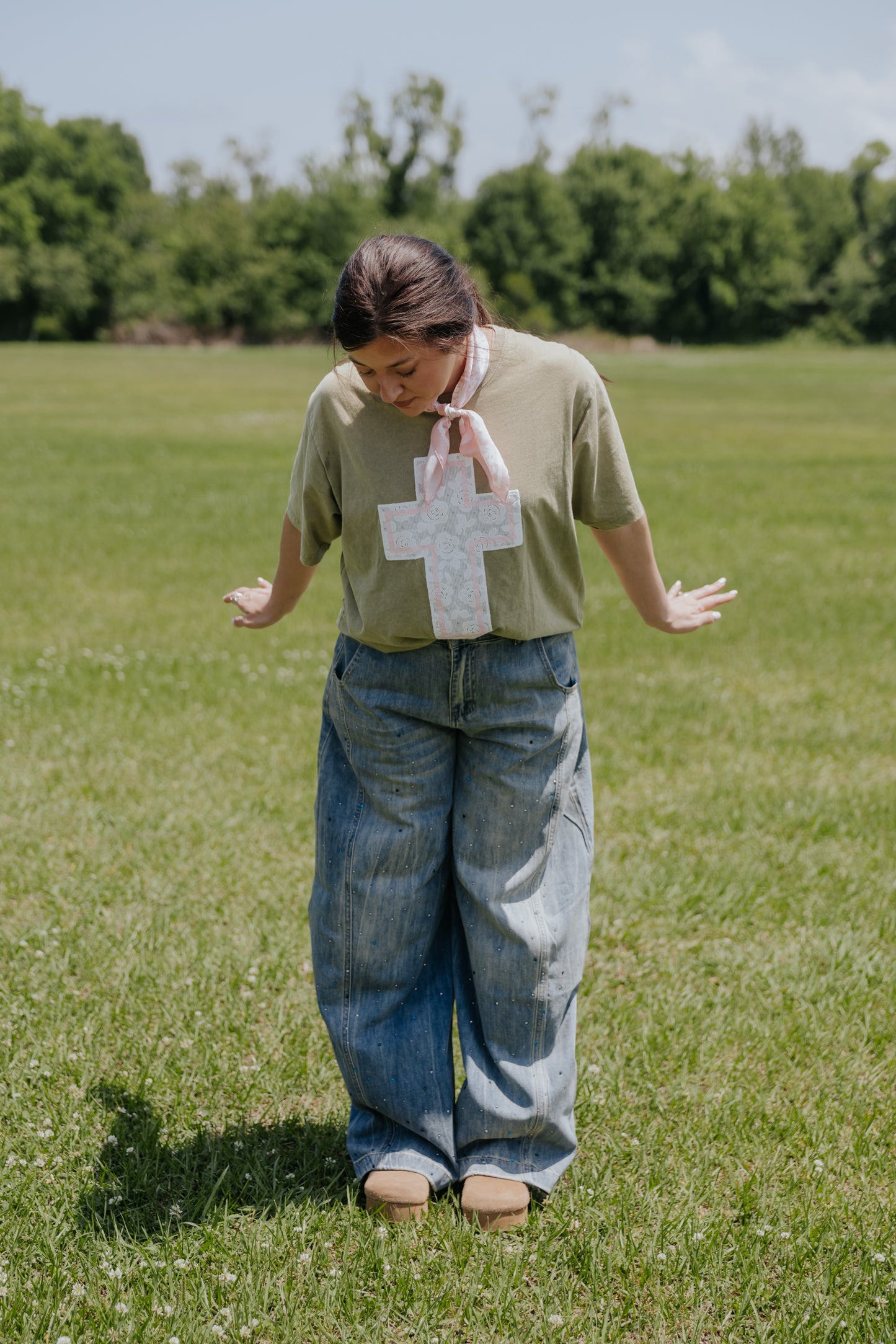 Walk It Back Barrel Jeans