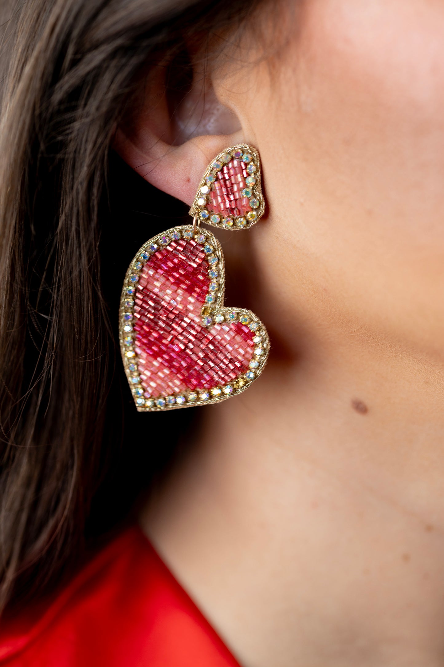 So Dramatic Heart Earrings