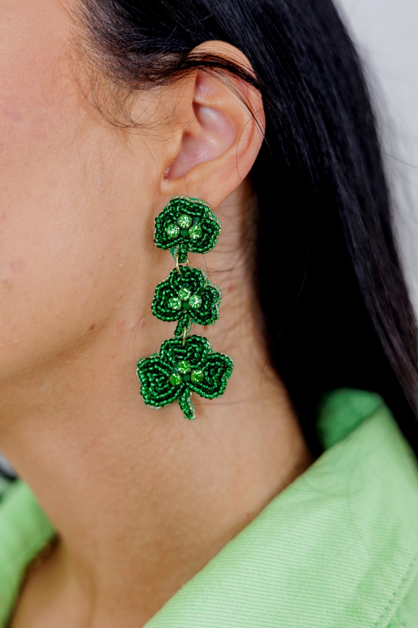 Pinch Proof Clover Earrings