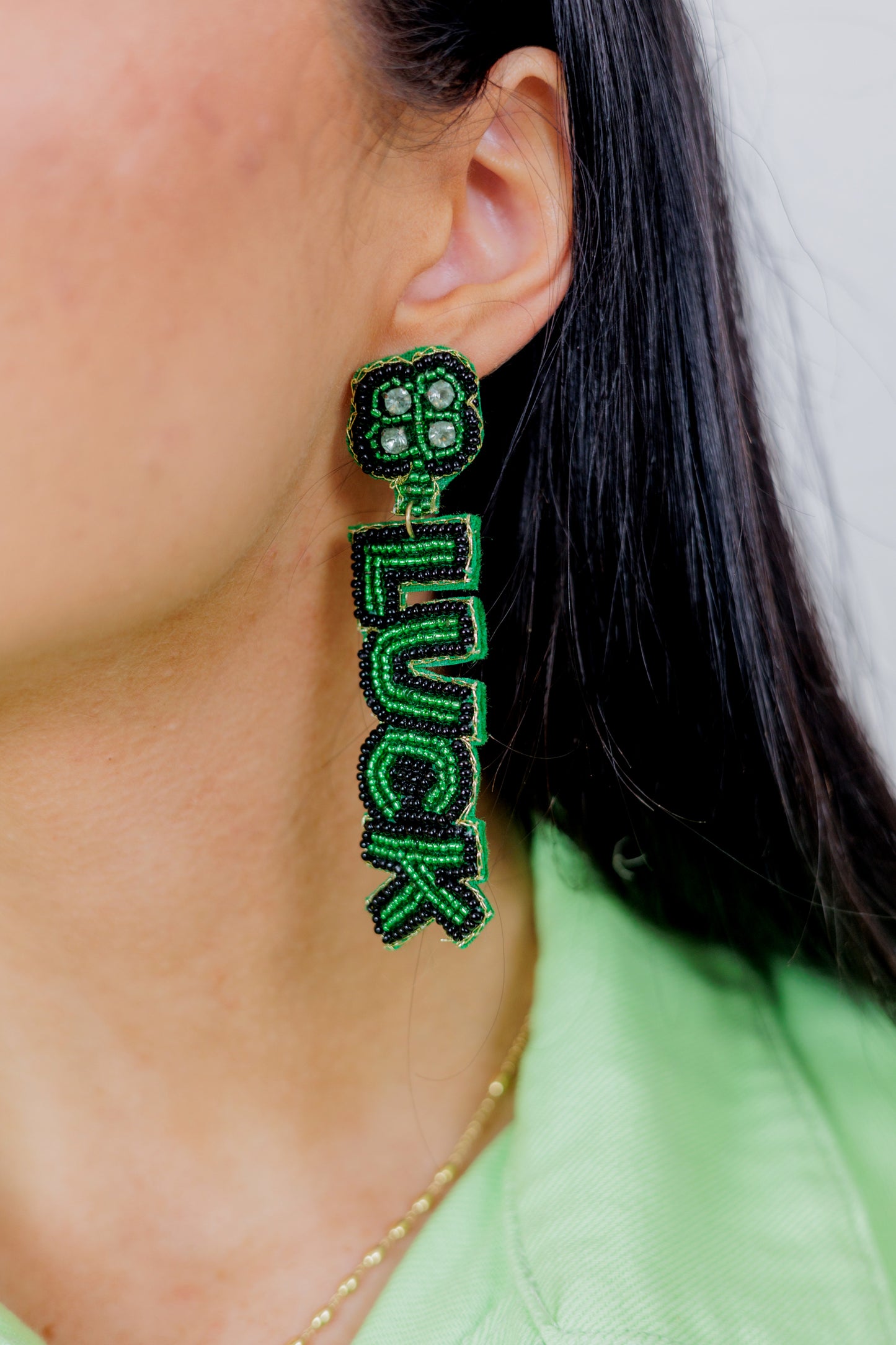 Good Luck Beaded Earrings