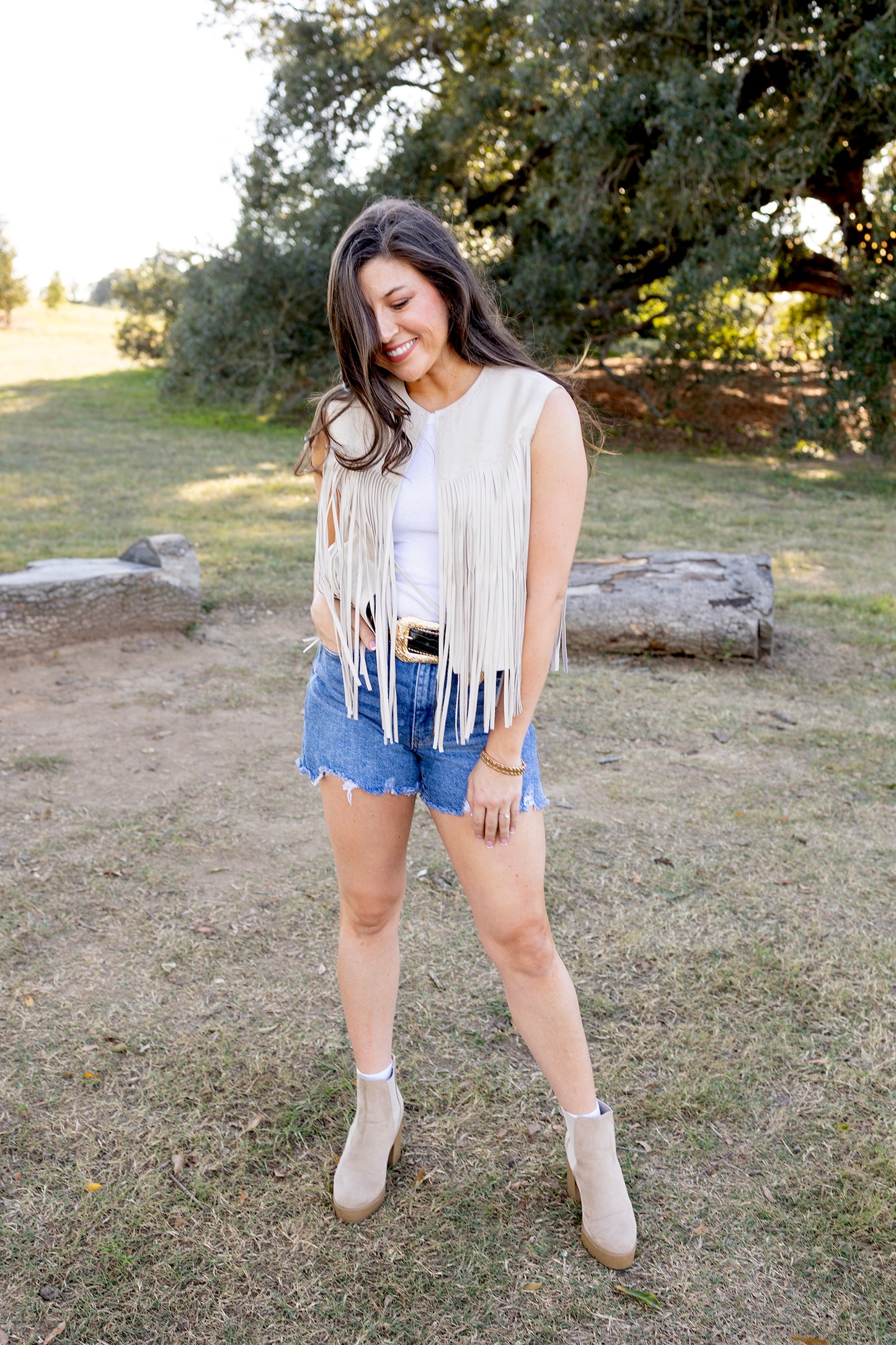 Don't Miss Out Fringe Vest