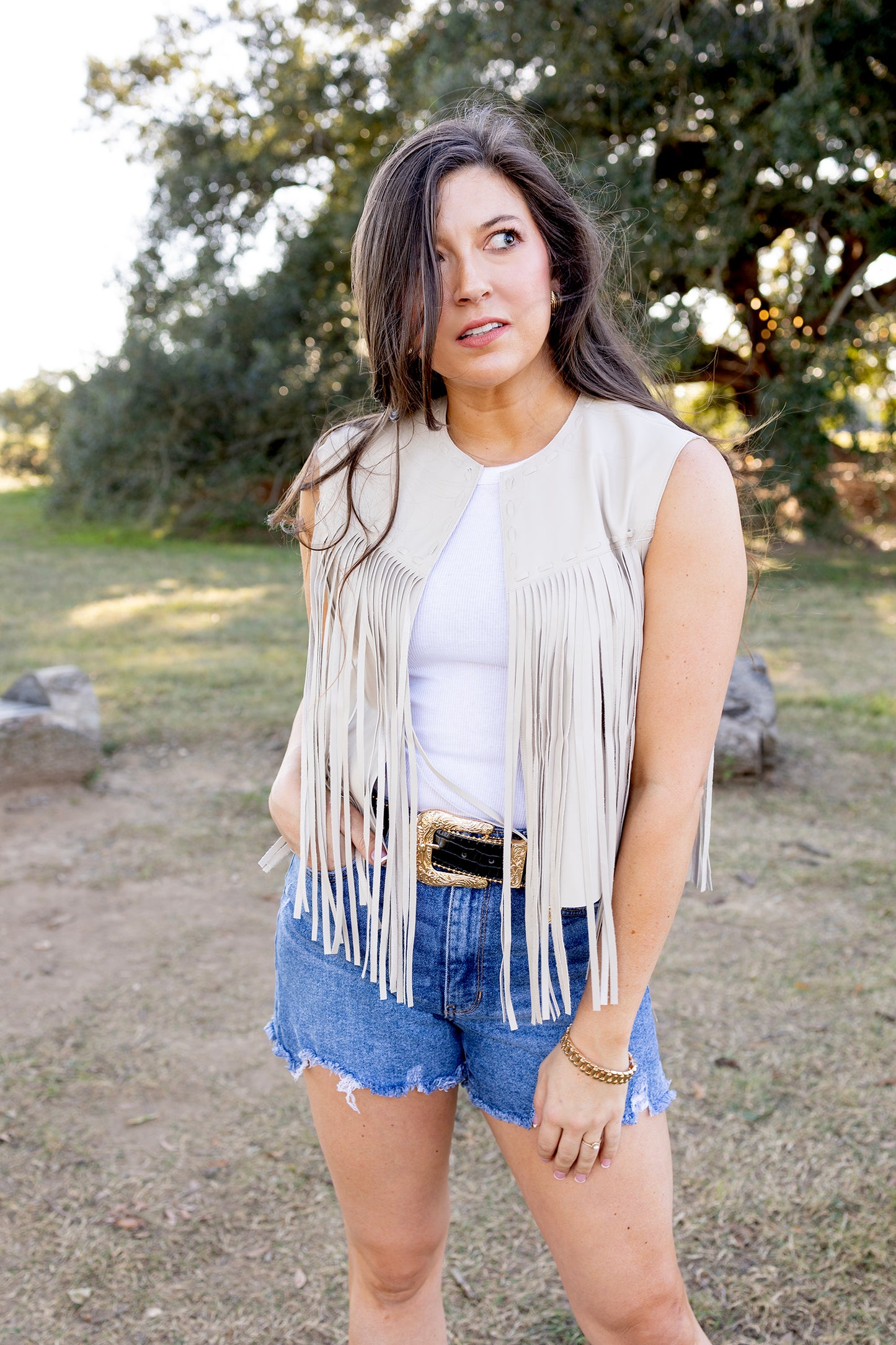 Don't Miss Out Fringe Vest