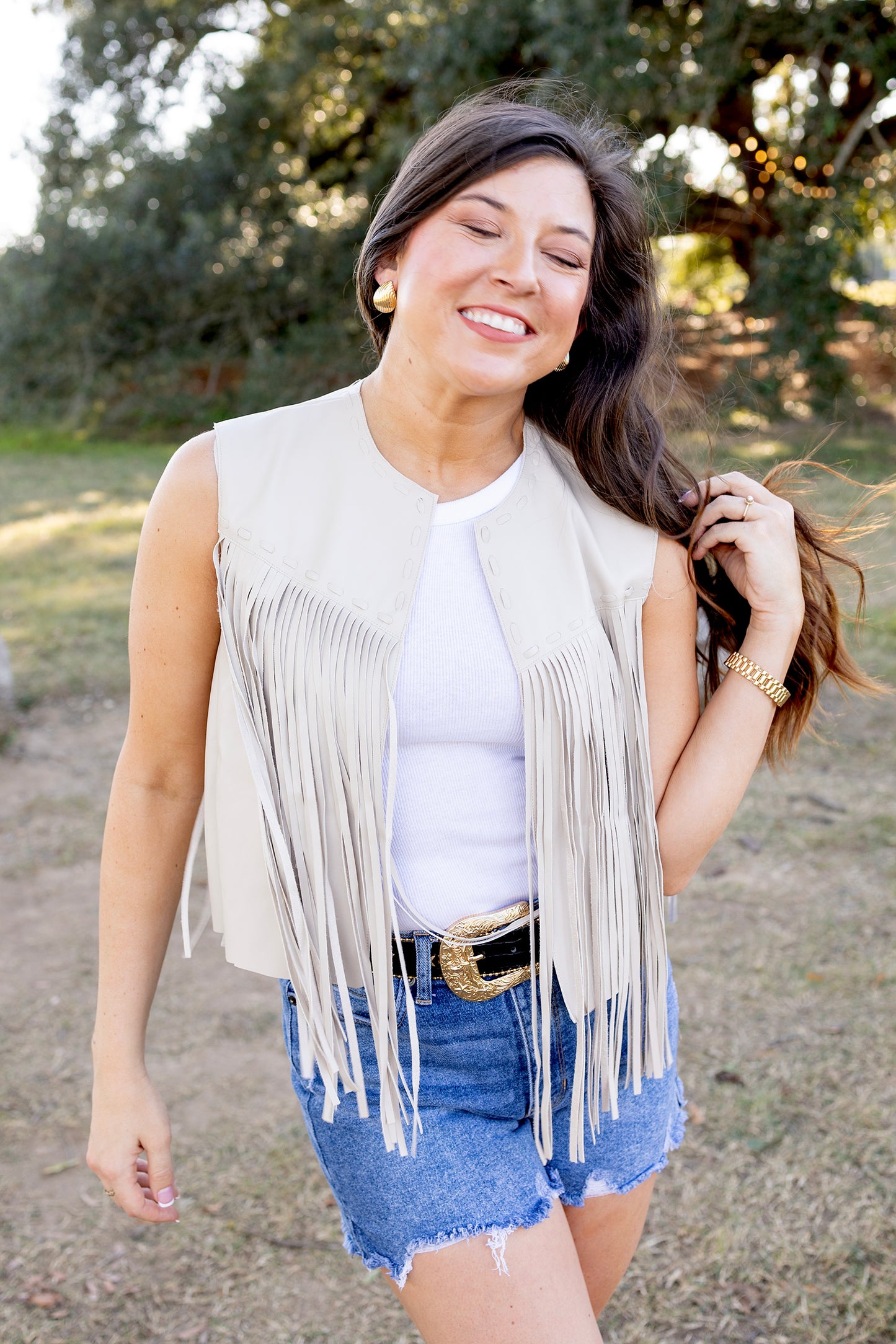 Don't Miss Out Fringe Vest