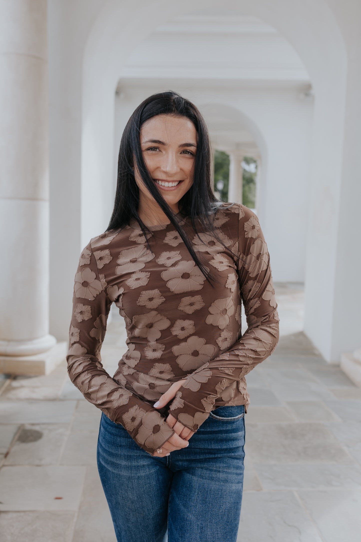 Reaching You L/S Top w/ Thumbholes