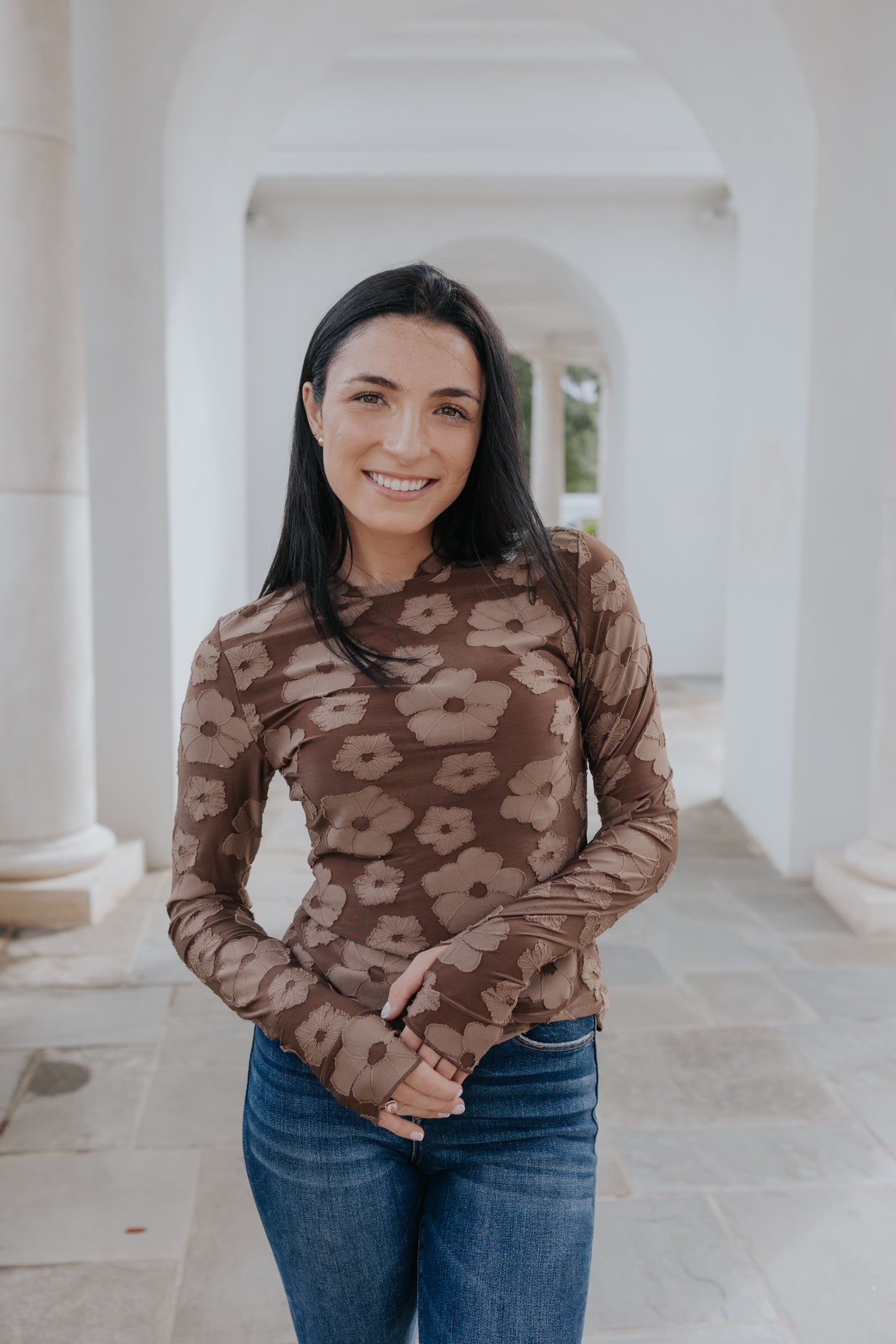 Reaching You L/S Top w/ Thumbholes