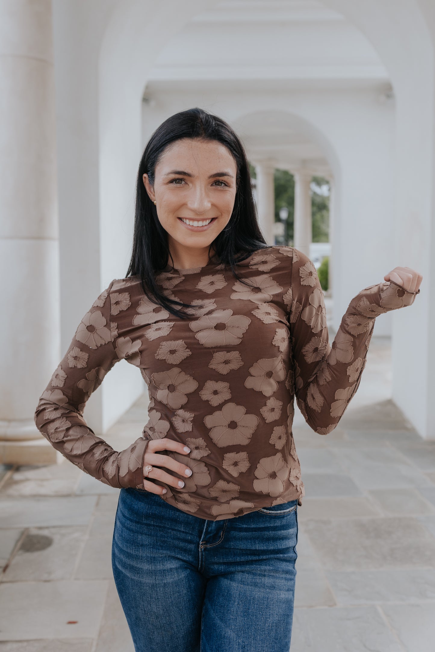 Reaching You L/S Top w/ Thumbholes