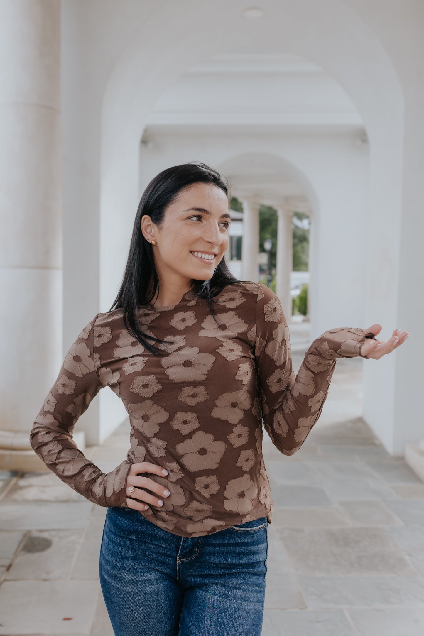 Reaching You L/S Top w/ Thumbholes