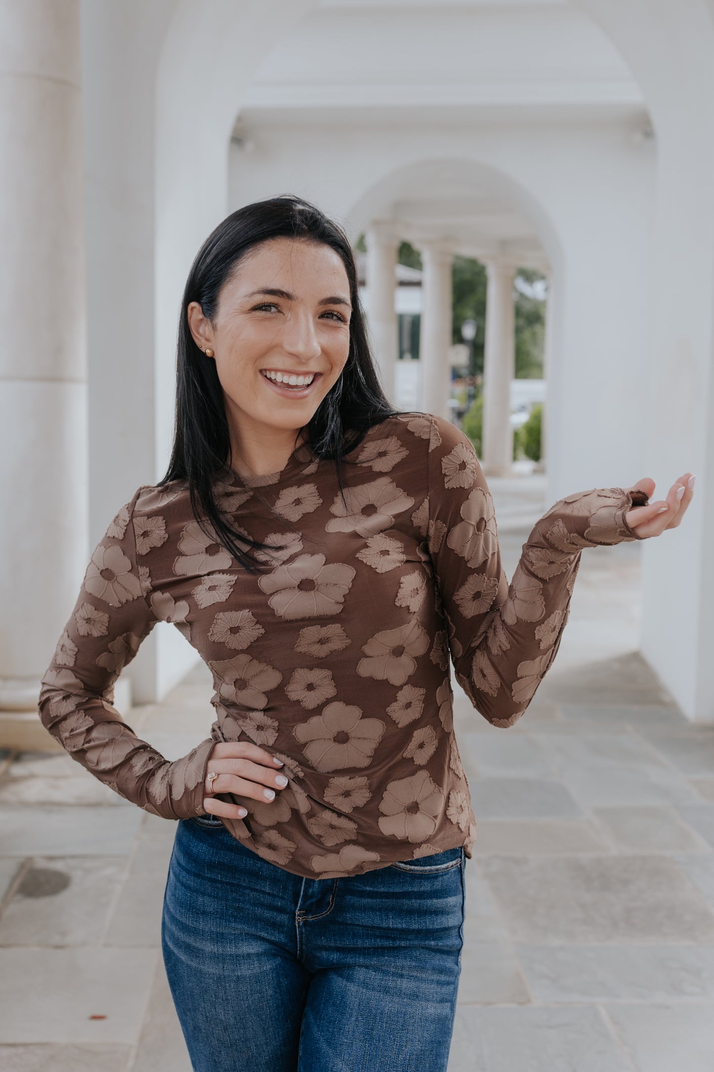 Reaching You L/S Top w/ Thumbholes