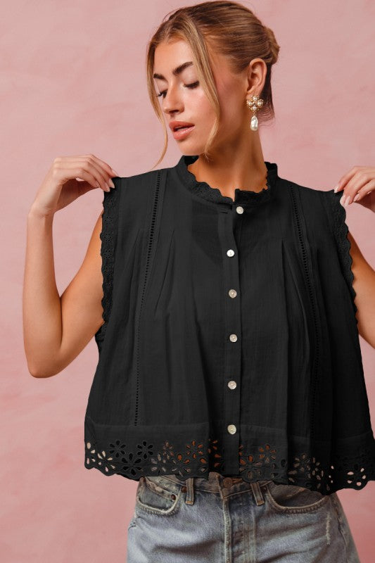 Extremely Important Eyelet Top