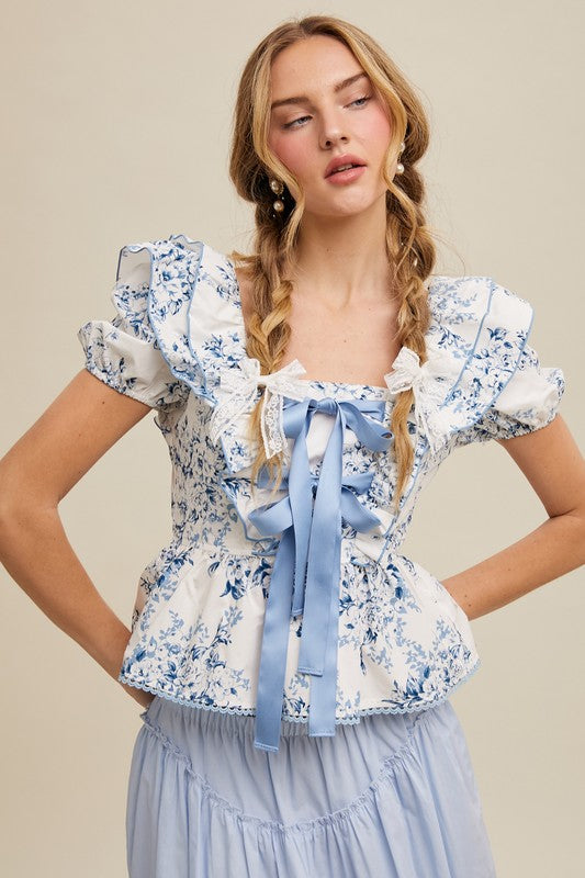 Flirty Florals Top