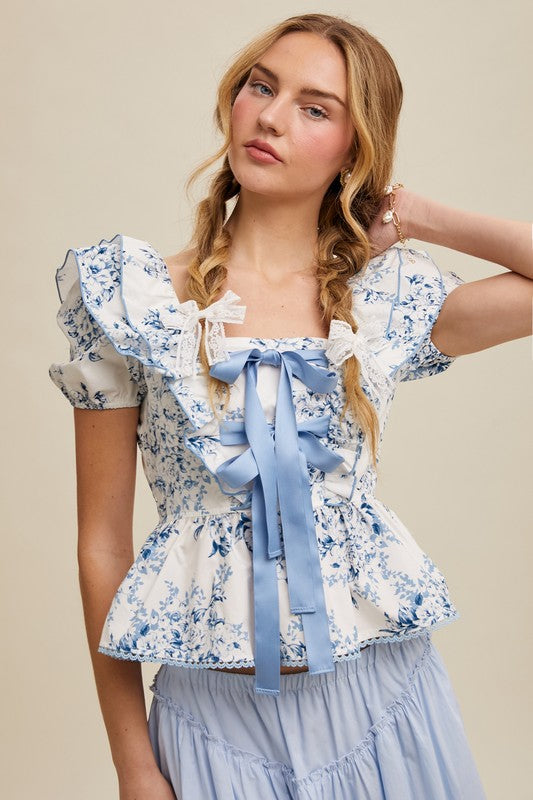 Flirty Florals Top