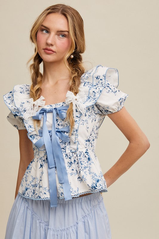 Flirty Florals Top