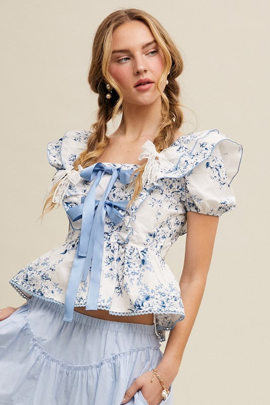 Flirty Florals Top