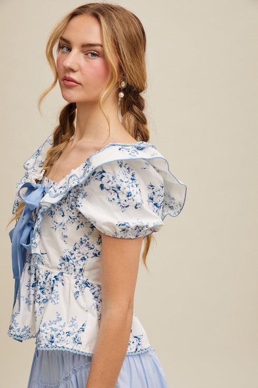 Flirty Florals Top