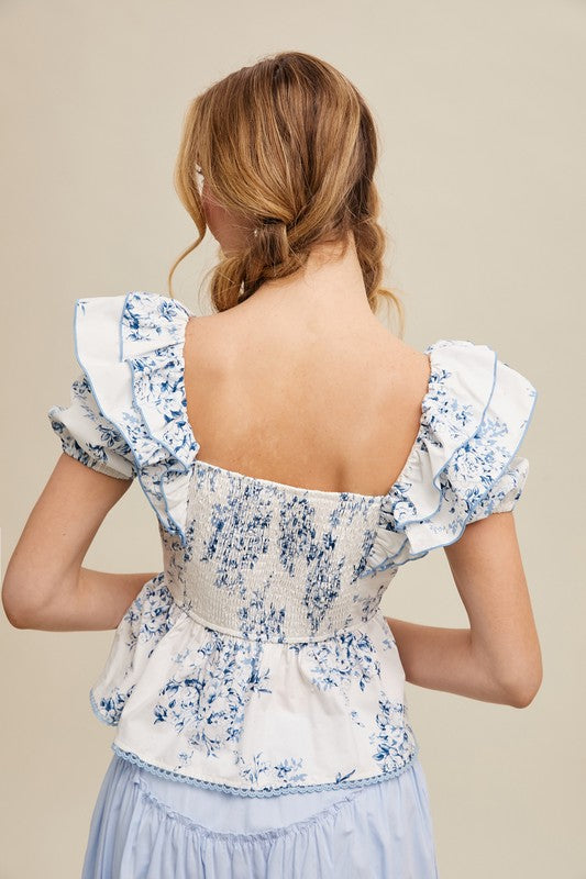 Flirty Florals Top
