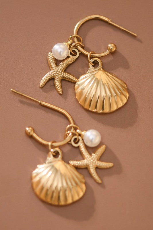 Shell Yes Non Tarnish Earrings
