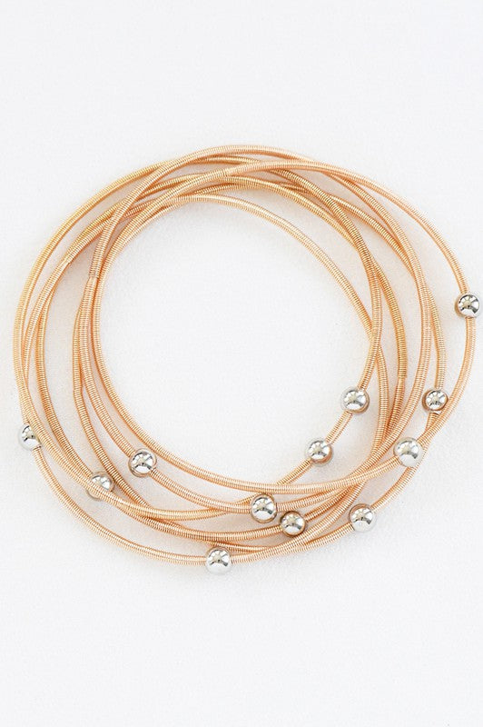 Not So Basic Stretchy Guitar String Bracelet set