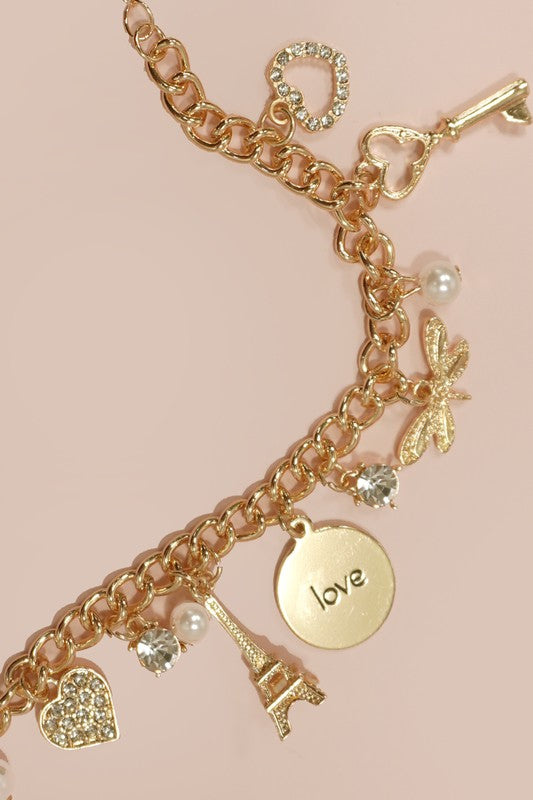 Love from Paris Charm Bracelet