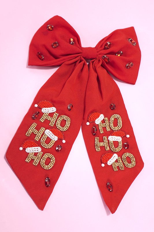 Ho Ho Ho Hair Bow