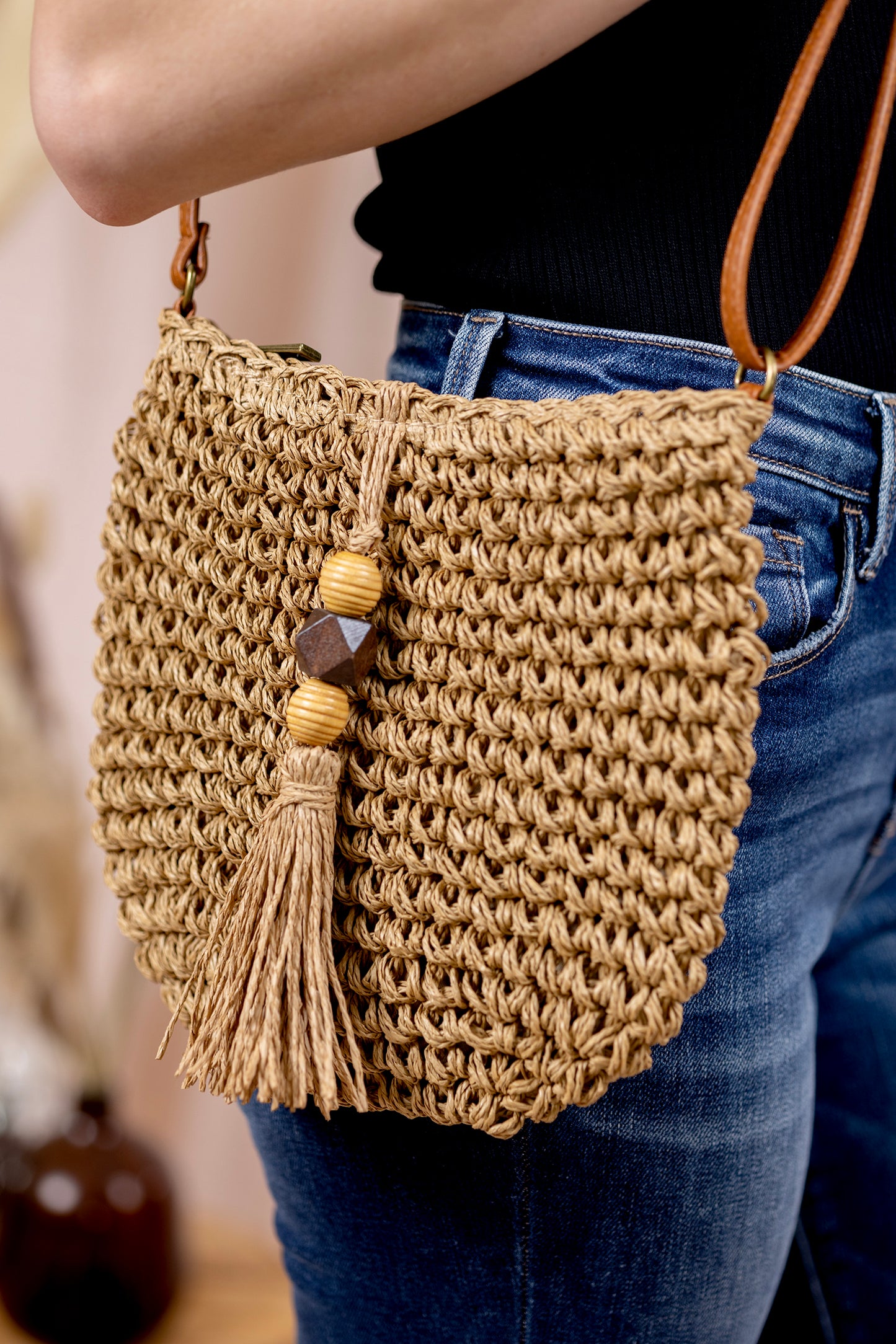 Daydreamin Straw Purse