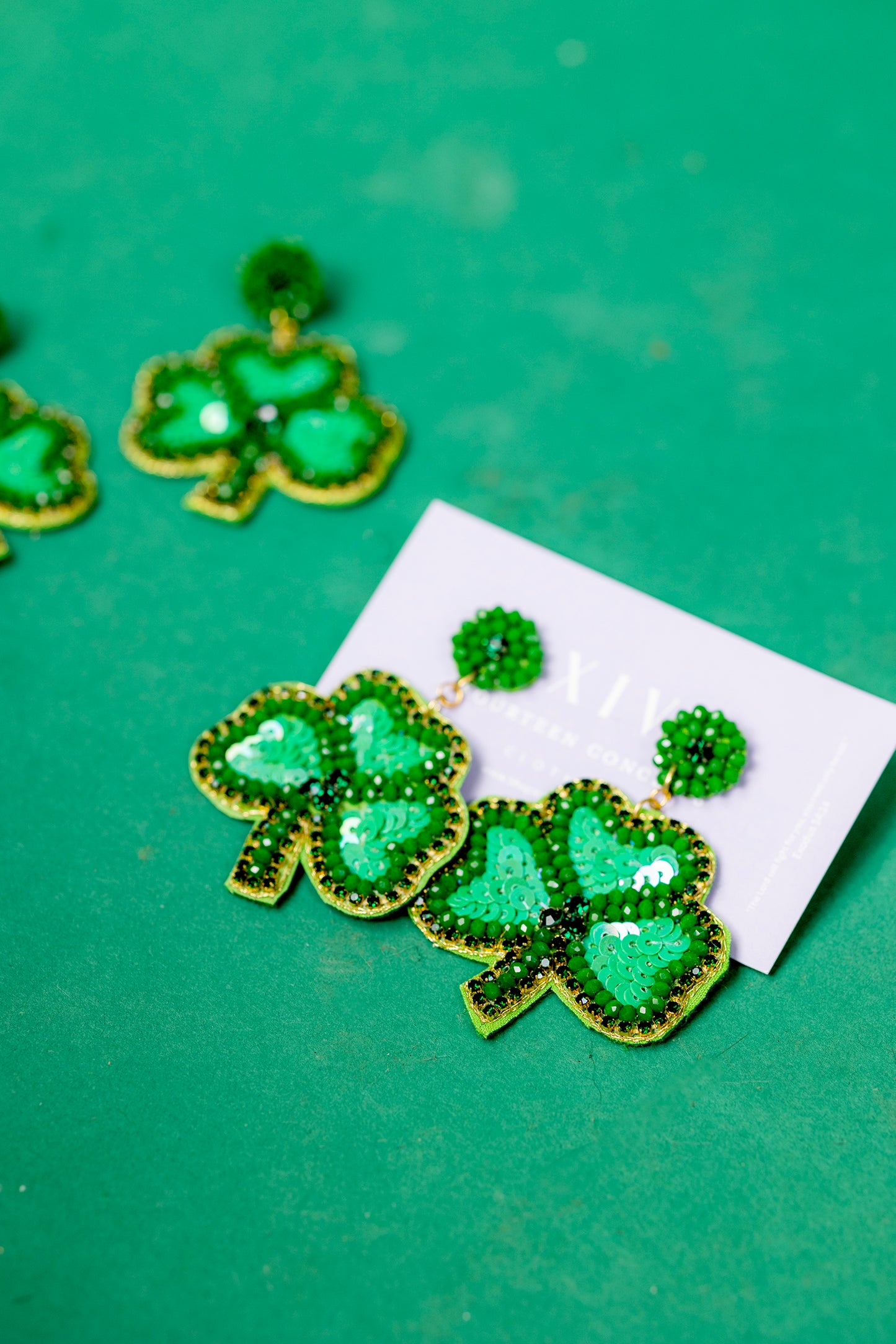 Lucky Charm Shamrock Earrings