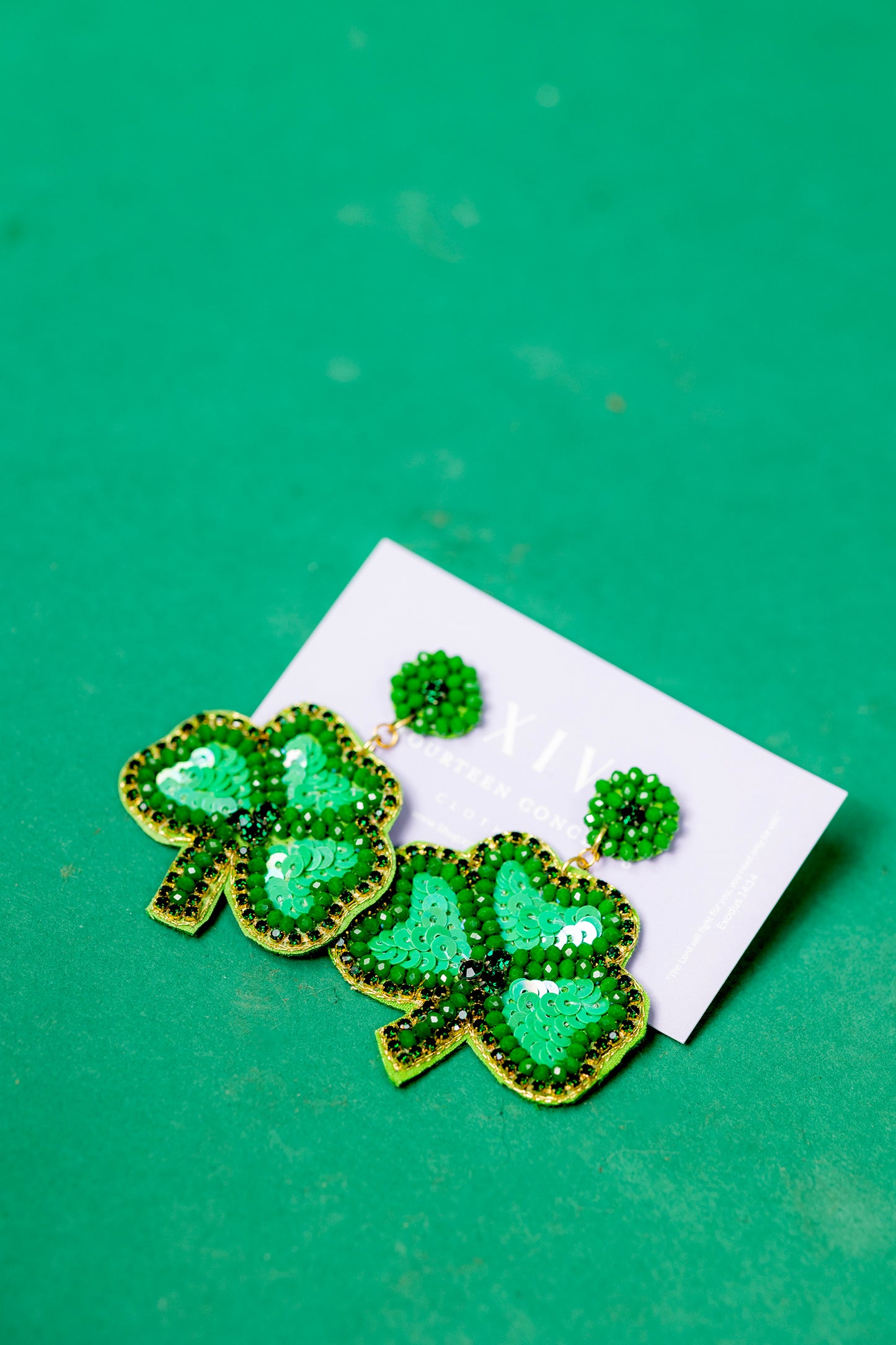 Lucky Charm Shamrock Earrings